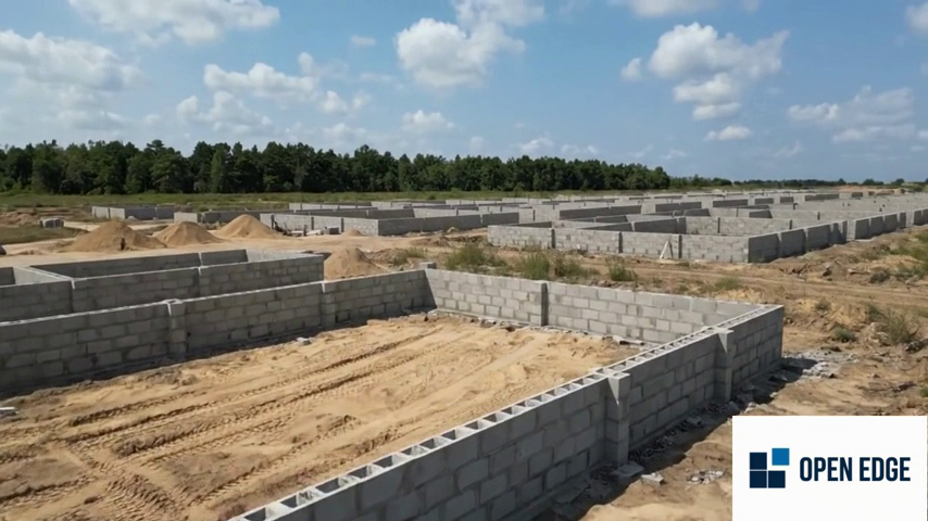 Standing on the site